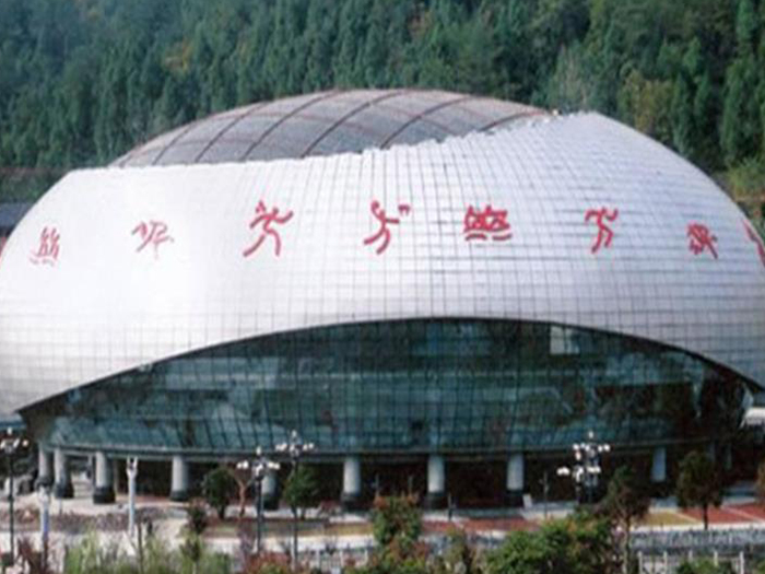 宣武体育中心球形网架加工安装